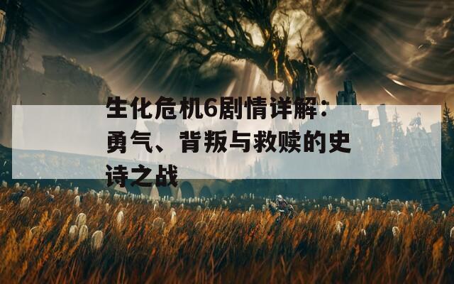 生化危机6剧情详解：勇气、背叛与救赎的史诗之战  第1张