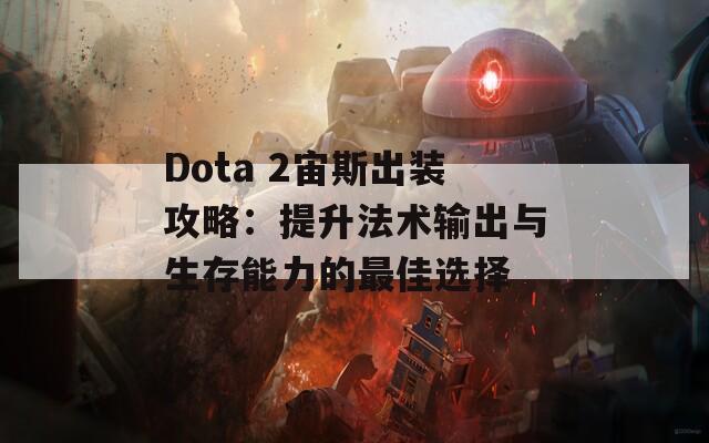 Dota 2宙斯出装攻略：提升法术输出与生存能力的最佳选择  第1张