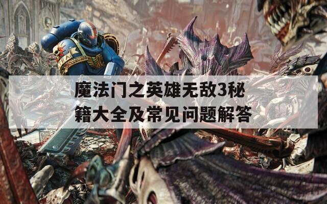 魔法门之英雄无敌3秘籍大全及常见问题解答  第1张