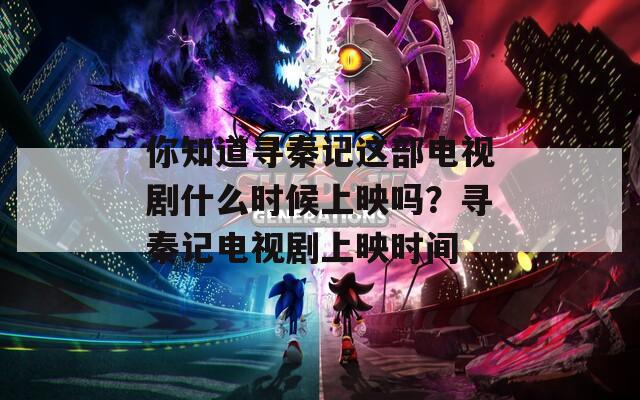 你知道寻秦记这部电视剧什么时候上映吗？寻秦记电视剧上映时间