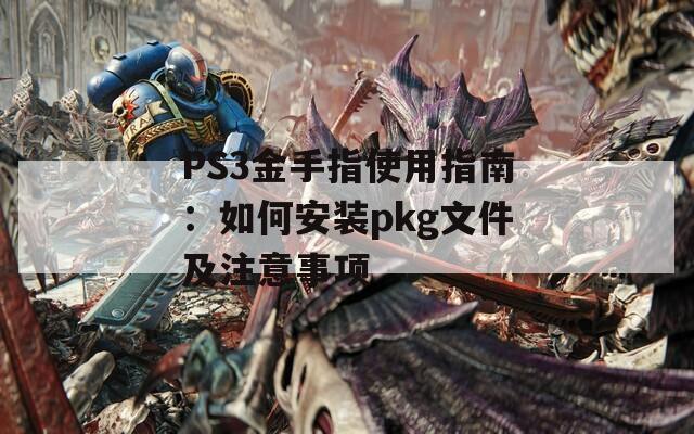 PS3金手指使用指南：如何安装pkg文件及注意事项