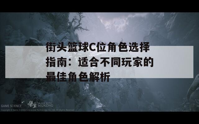 街头篮球C位角色选择指南：适合不同玩家的最佳角色解析