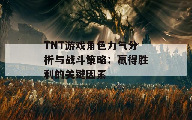 TNT游戏角色力气分析与战斗策略：赢得胜利的关键因素