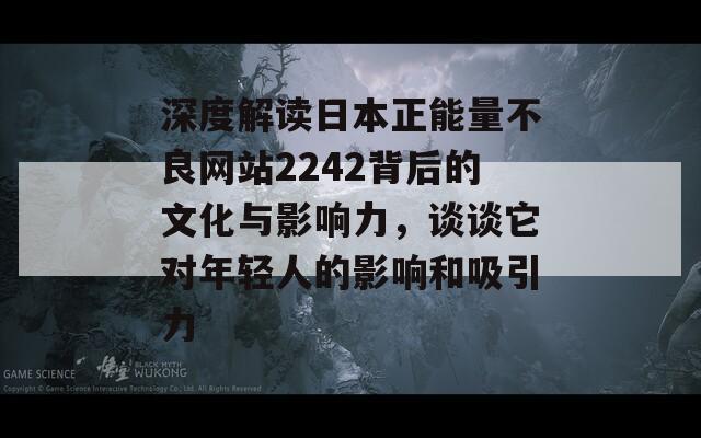 深度解读日本正能量不良网站2242背后的文化与影响力，谈谈它对年轻人的影响和吸引力