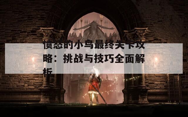 愤怒的小鸟最终关卡攻略：挑战与技巧全面解析