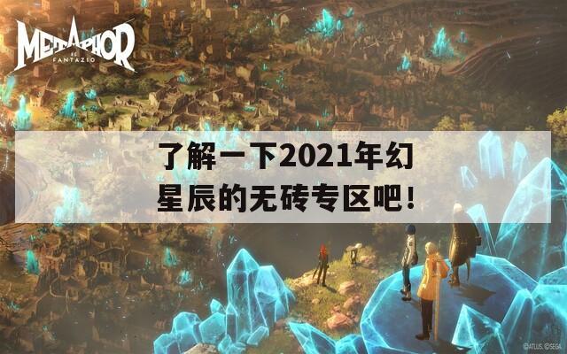 了解一下2021年幻星辰的无砖专区吧！